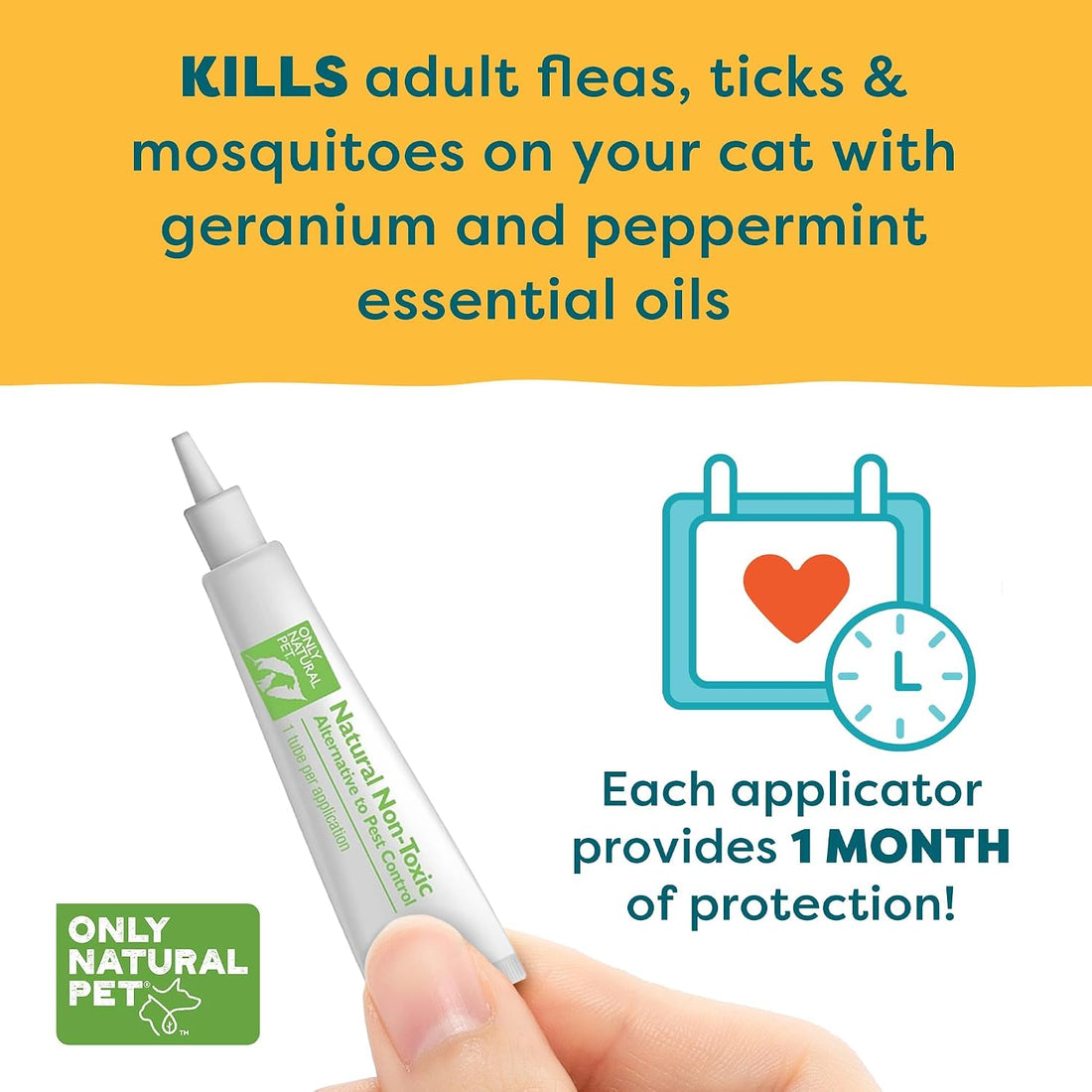 Only Natural Pet EasyDefense Flea&Tick Squeeze-On Drops