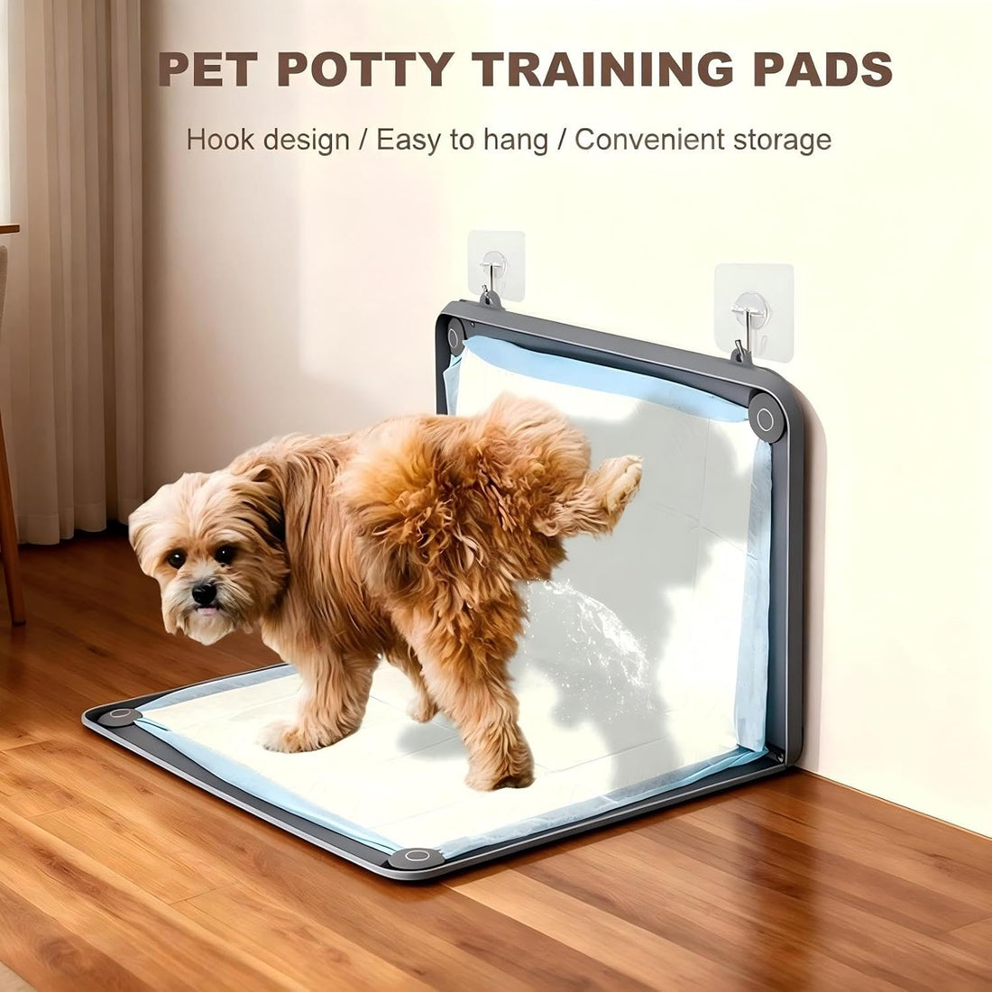 Dog Pee Pad Holder Tray 23x23, Silicone Puppy Pad Holder