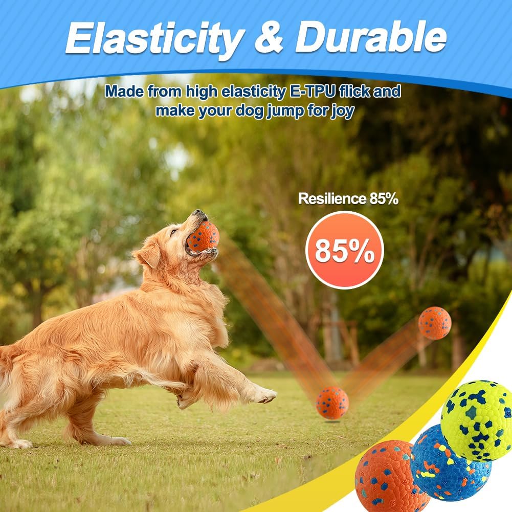 Mankoda Durable Dog Balls for Aggressive Chewers