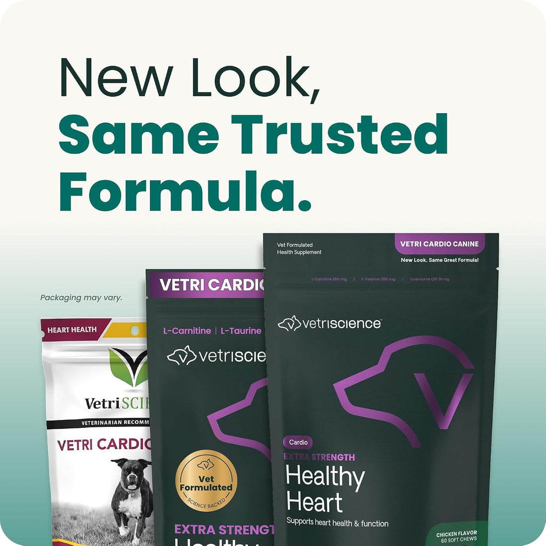 VetriScience Extra Strength Healthy Heart Chews for Dogs, Chicken