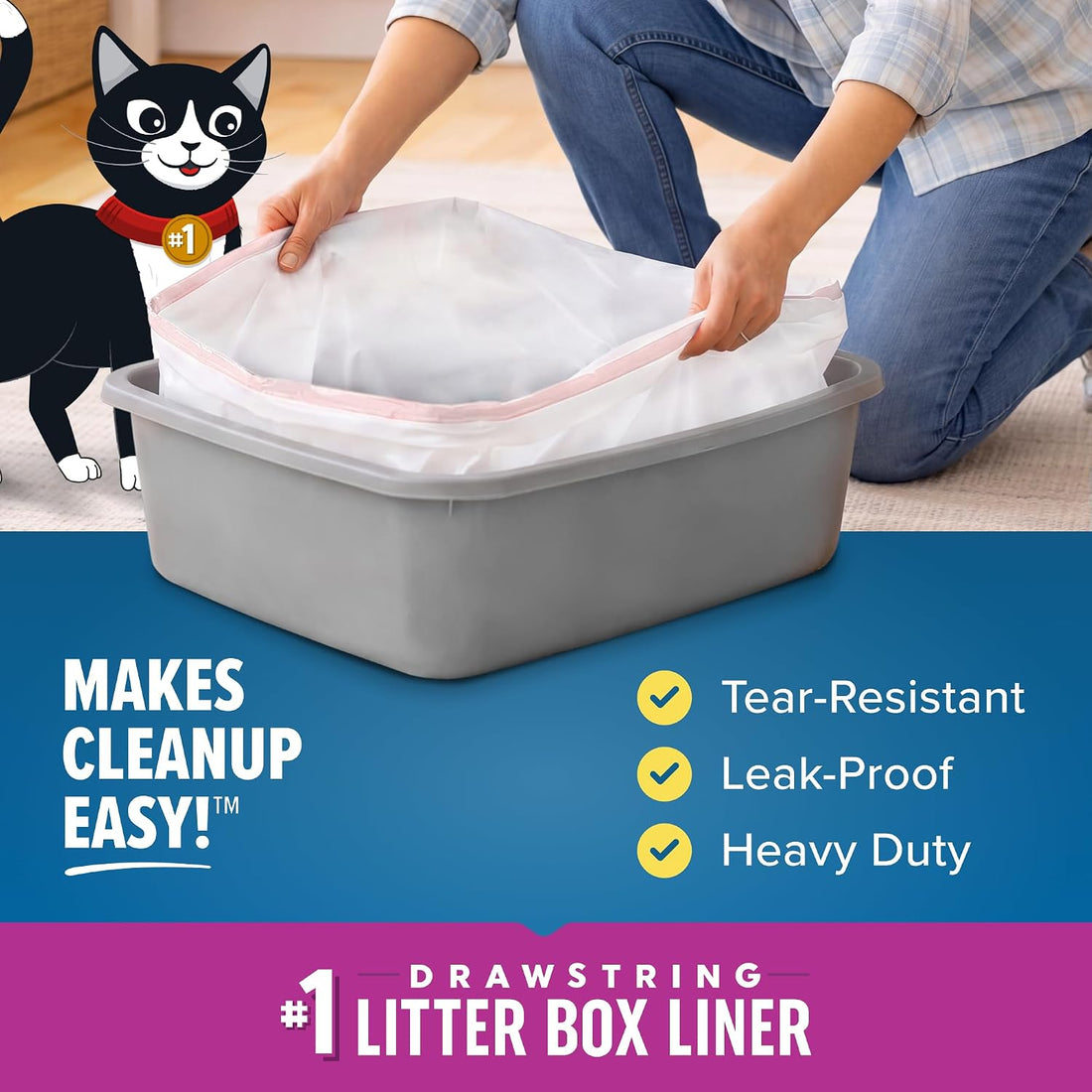 Jonny Cat Litter Box Liners: Fresh Scent - Heavy Duty