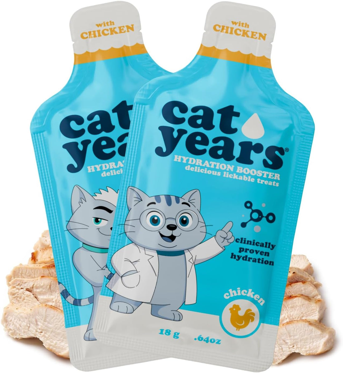 Cat Years Hydration Booster, Daily Lickable Treat