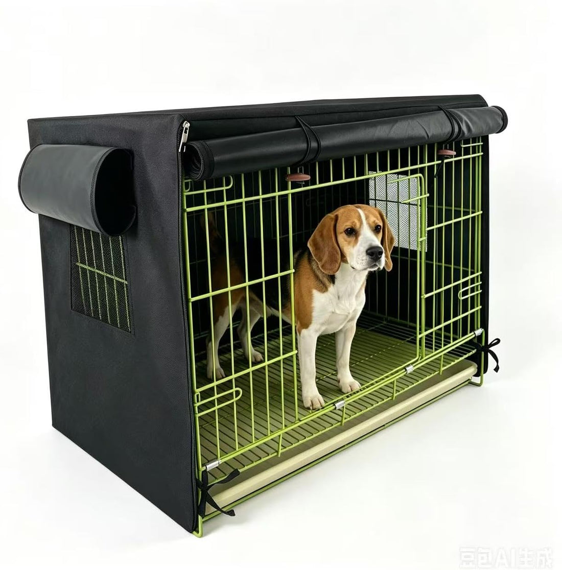 Dog Crate Cover Thickened Waterproof Breathable for 24 Inch Cage