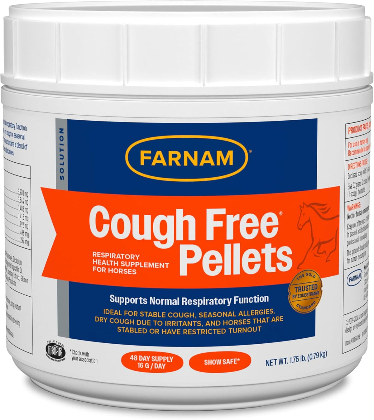 Farnam Cough Free Horse Supplement Pellets