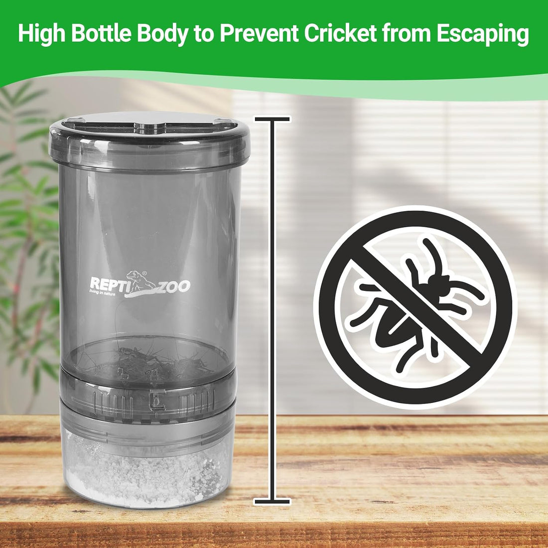 REPTI ZOO Reptile Cricket Keeper & Mixer Combo Kit