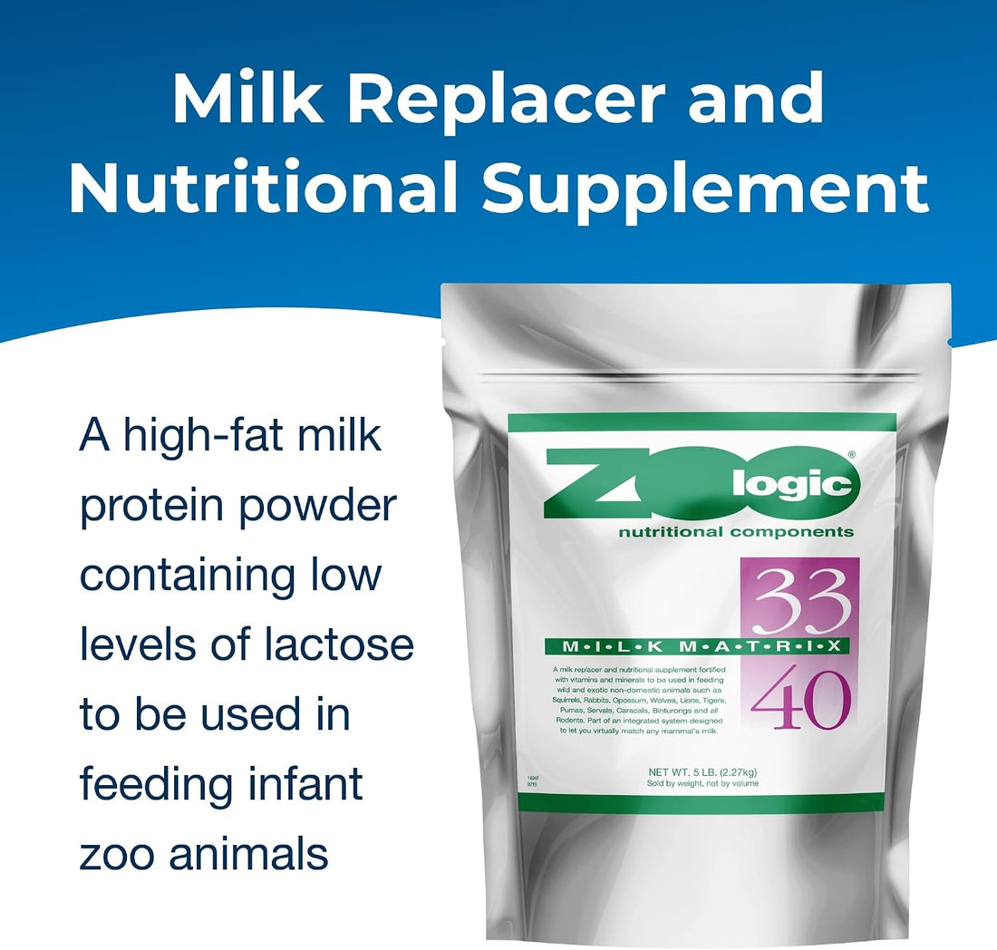 Pet-Ag Zoologic Milk Matrix 33/40 - 5 lb