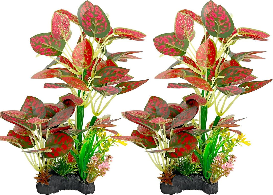 Silk Aquarium Plants 9.8in 2-Pack