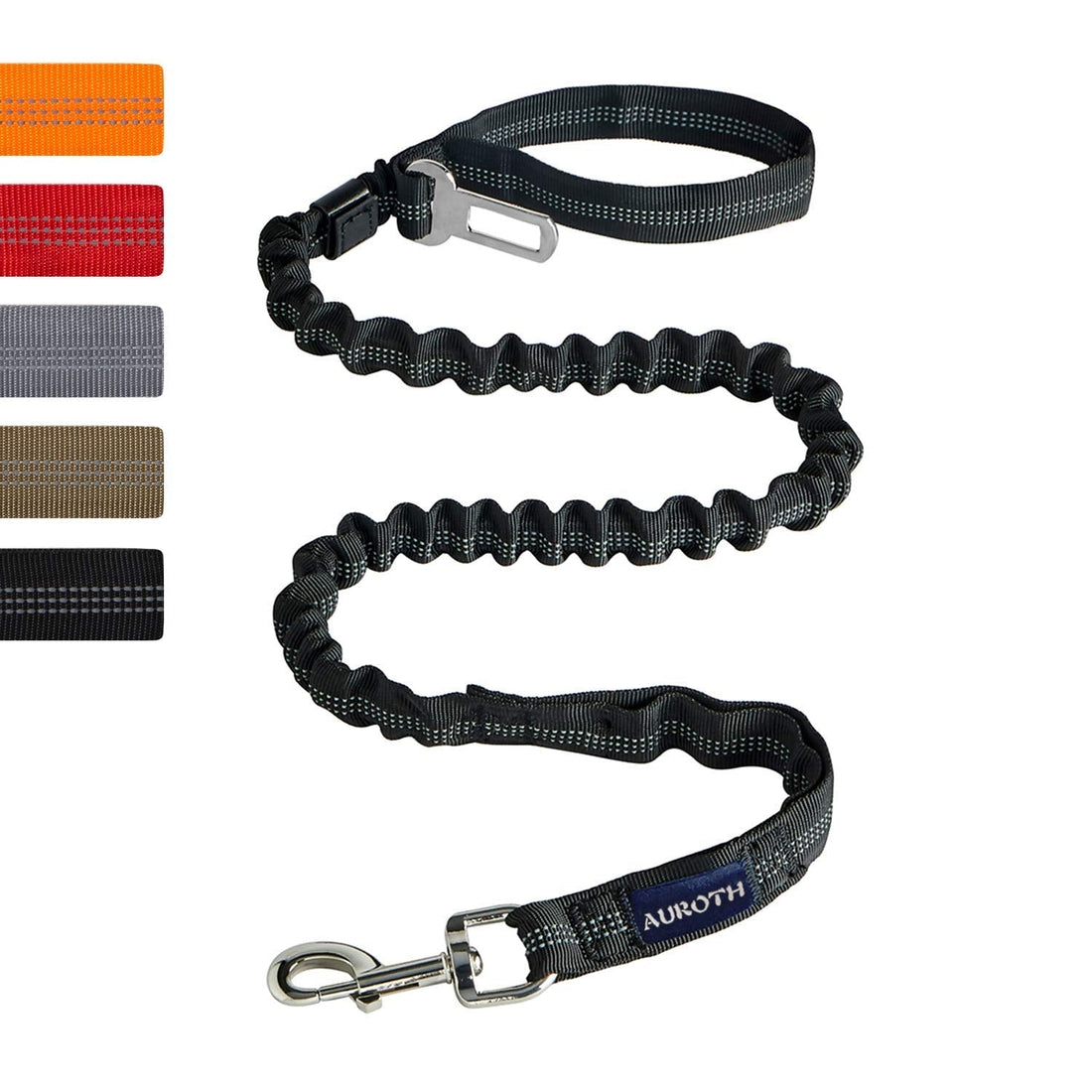 AUROTH Heavy Duty Bungee Dog Leash for Shock Absorption