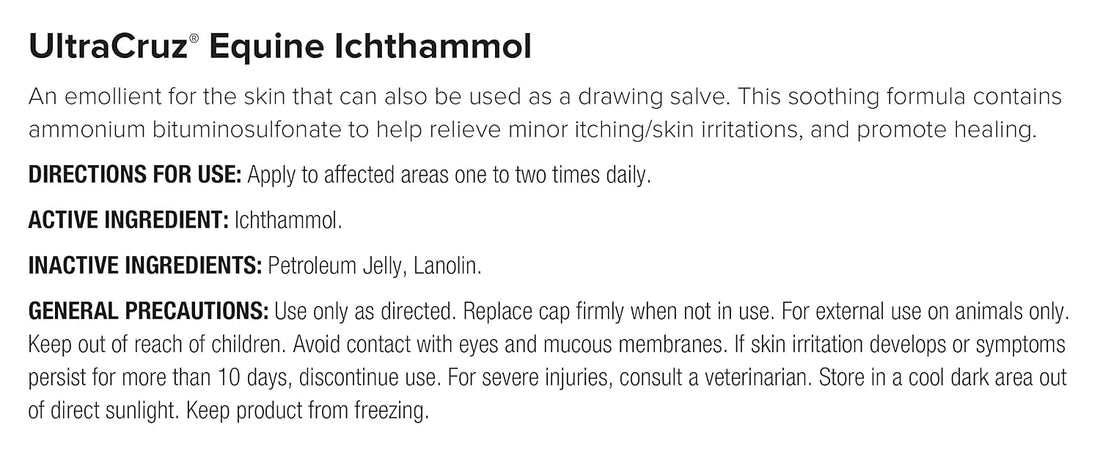 UltraCruz® Equine Ichthammol, 32 oz