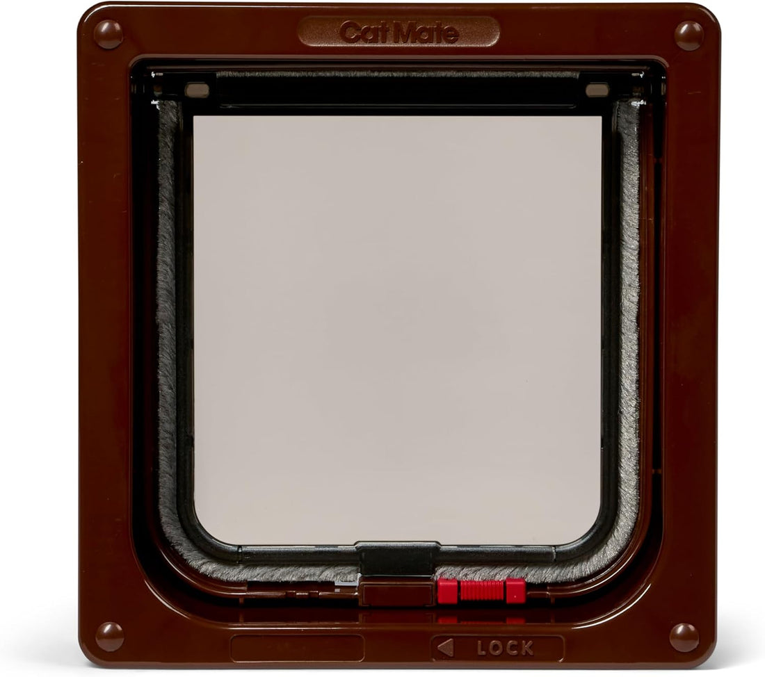 Cat Mate 4-Way-Lock Flap with Liner to 50mm for Small & Average Cats