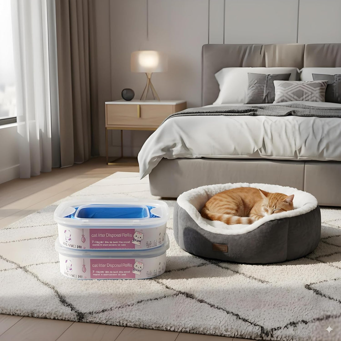 4 Pack 28FT Cat Litter Refill Cartridge