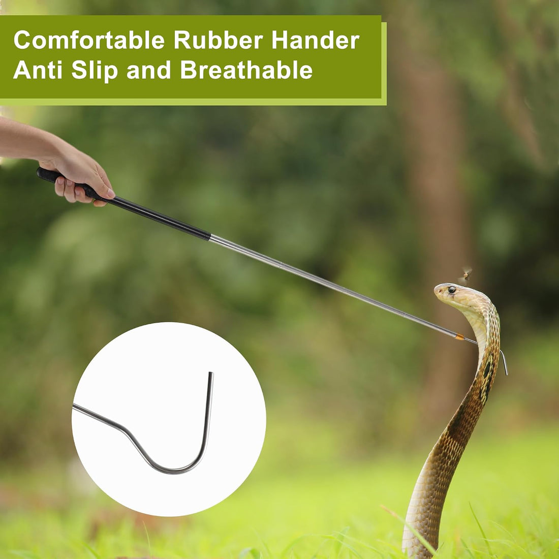 52" Snake Hook, Retractable Snake Catcher, Snake Stick