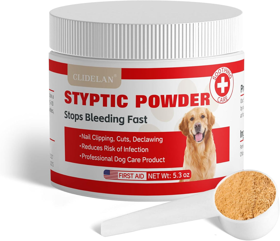 Styptic Powder for Dogs–Quick Stop Bleeding for Dogs Nails, Minor Cuts