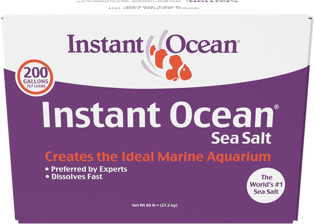 Instant Ocean Sea Salt for Marine Aquariums, 50 Gallons