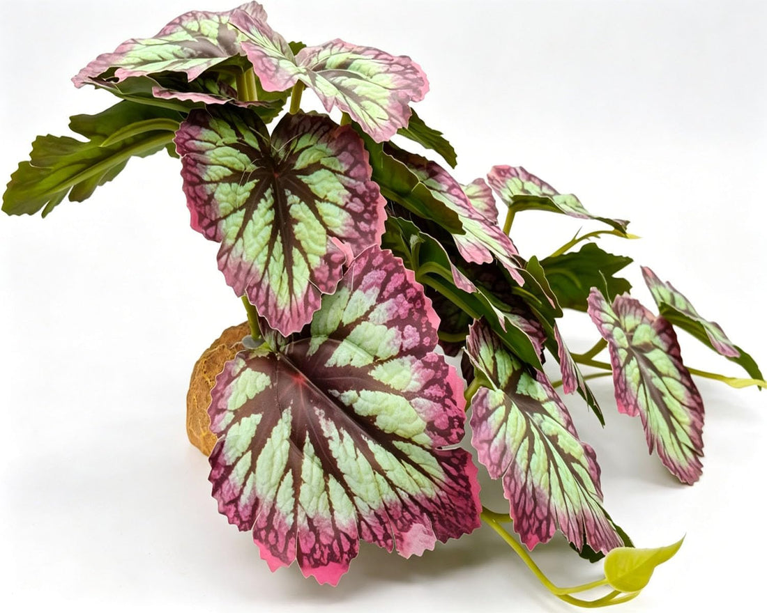 Fake Reptile Plants for Terrarium,Crested Gecko Tank Accessories