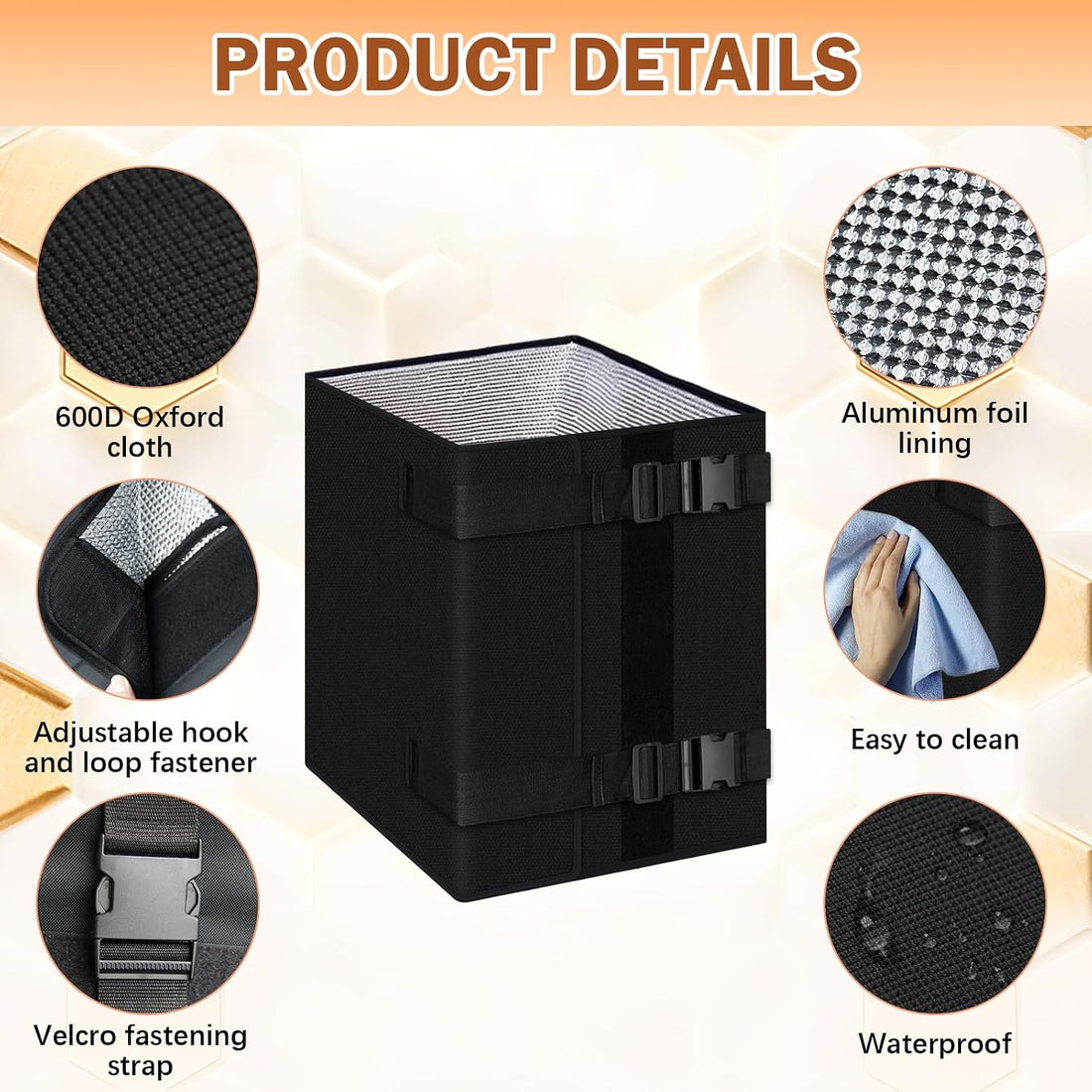 2Pcs 85" x 23.6" Bee Hive Insulation Wrap for 8 & 10 Frame Hives Warm