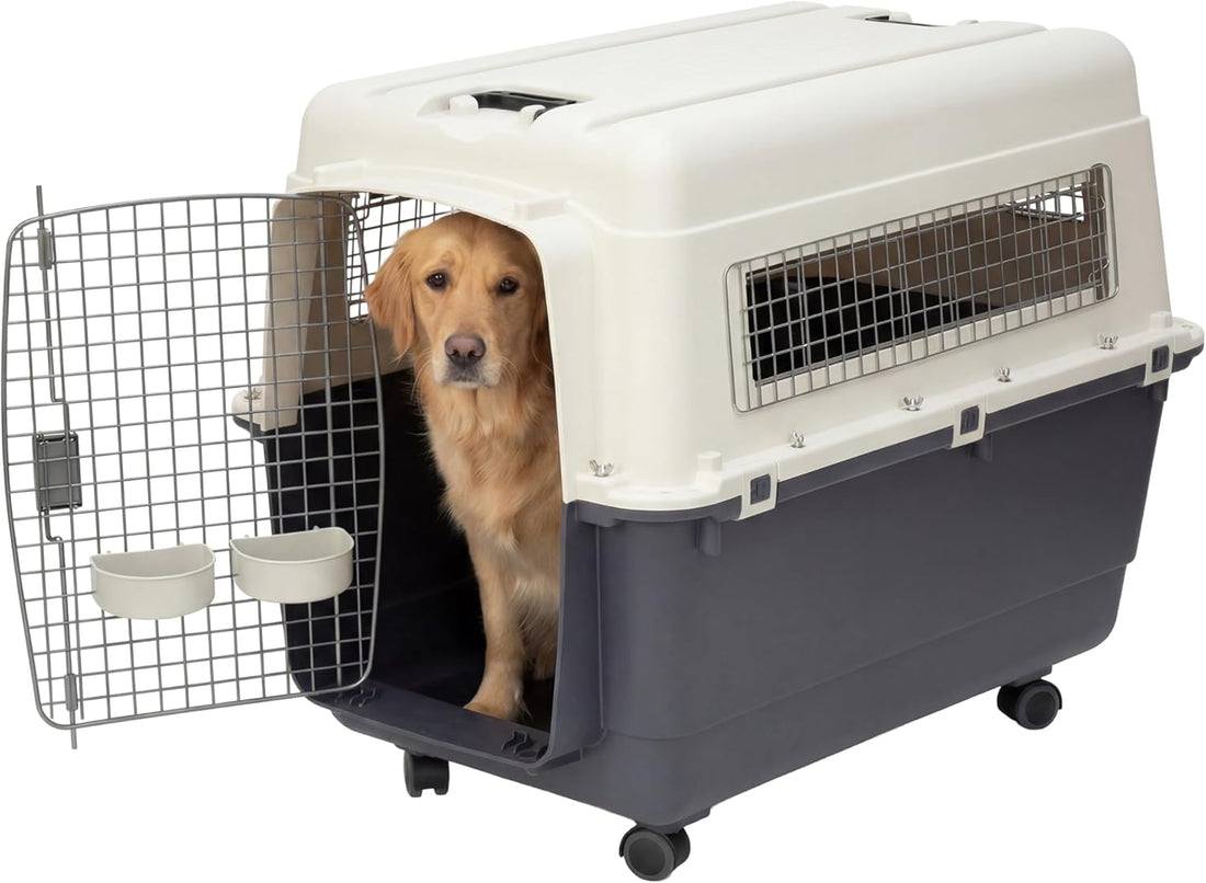 SportPet Airline Compliant X-LARGE 32.25" Travel Dog Kennel-Durable