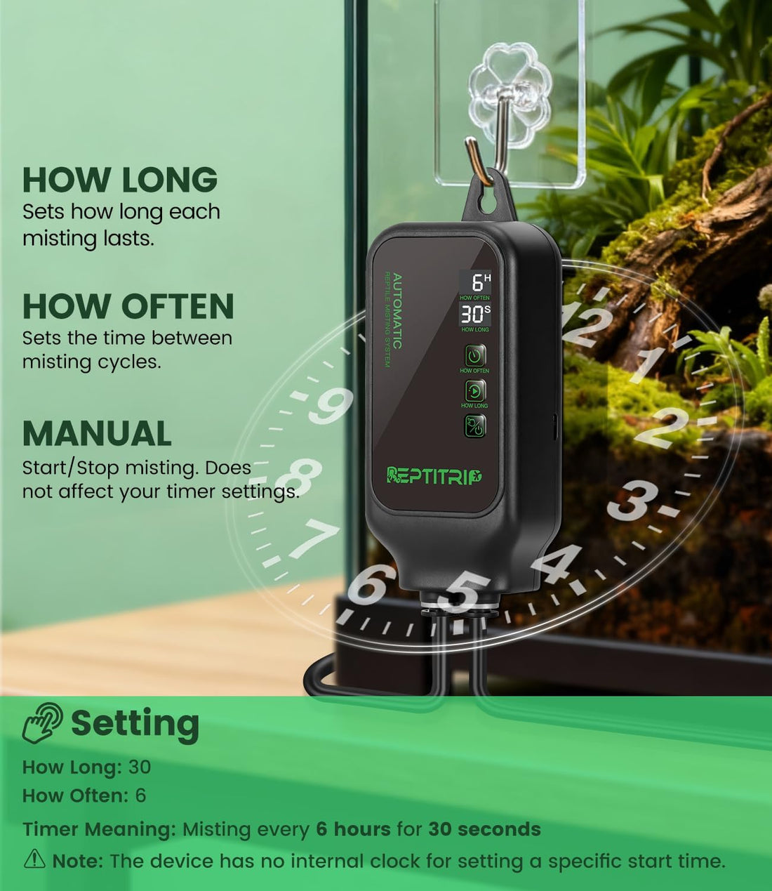 REPTITRIP Automatic Reptile Misting System