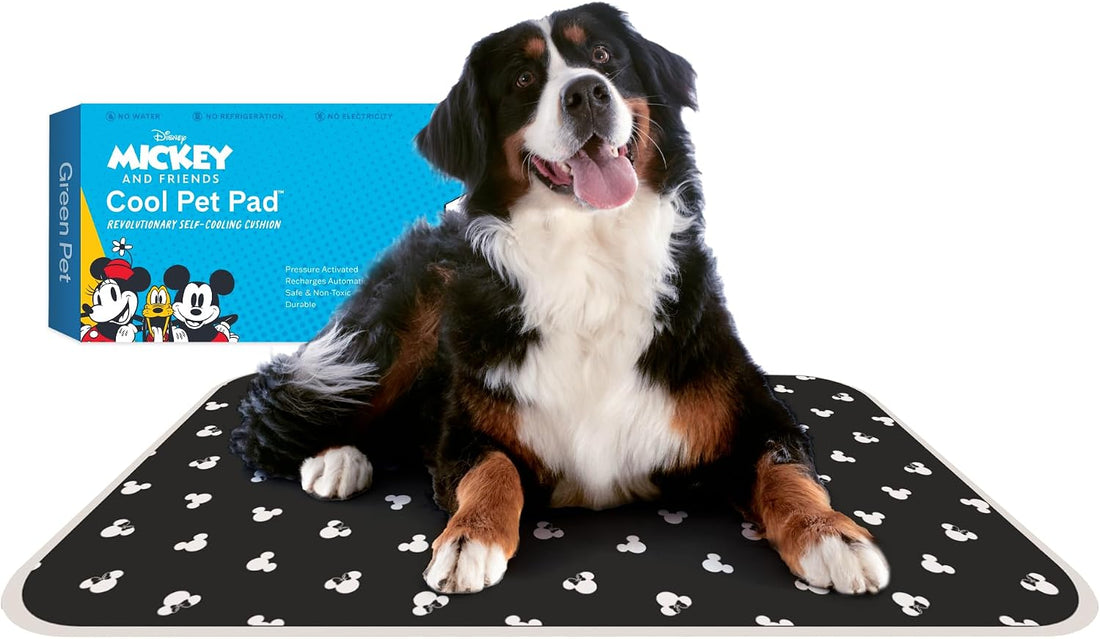 The Green Pet Shop Cool Pet Pad - Medium, Sage Grey - Self-Cooling