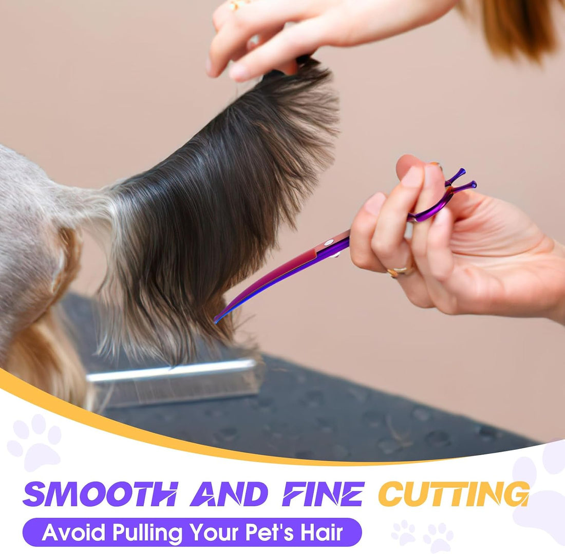 JASON Curved Dog Grooming Scissors