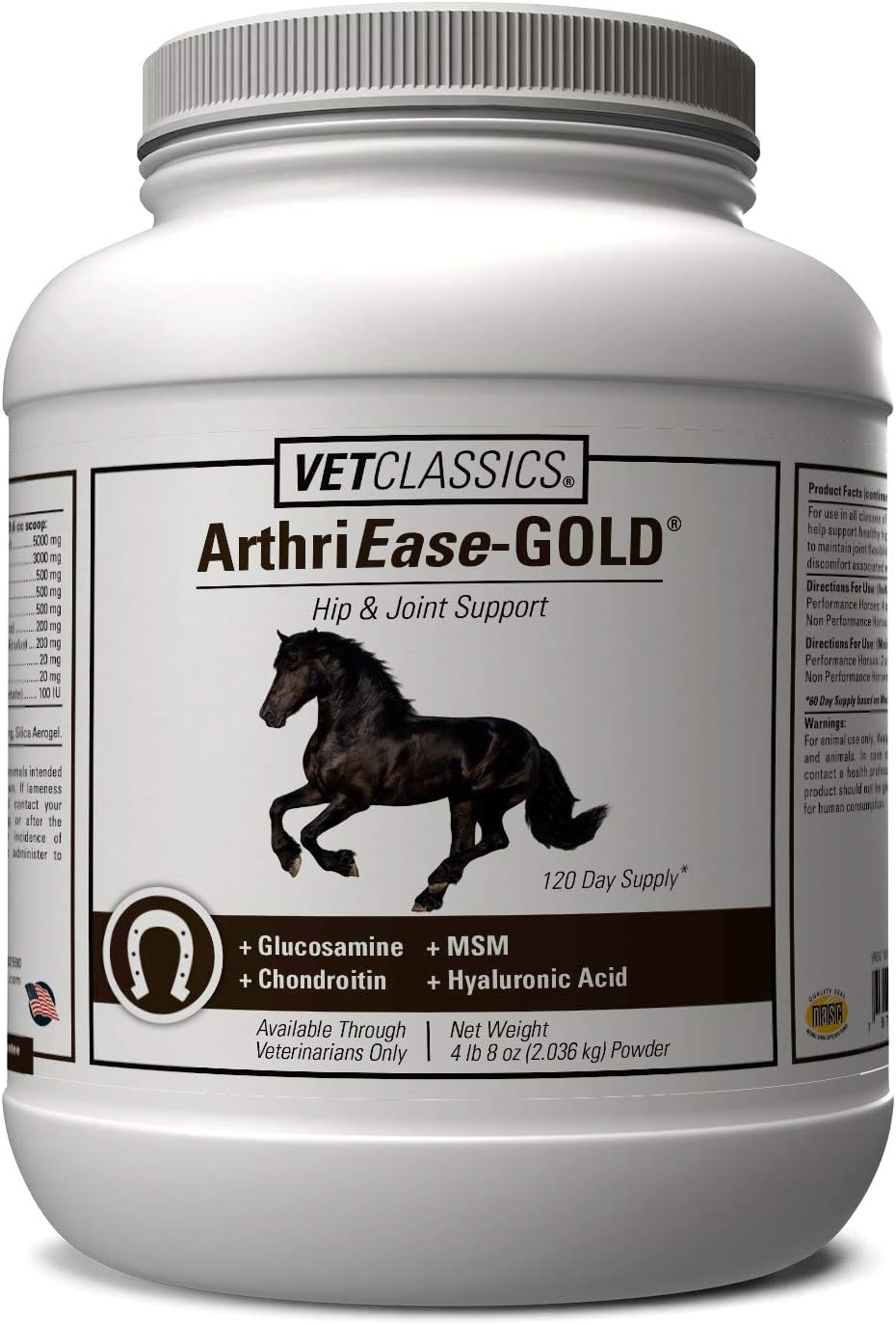 Vet Classics ArthriEase-Gold Joint Support for Horses - 2 lb, 4 Oz