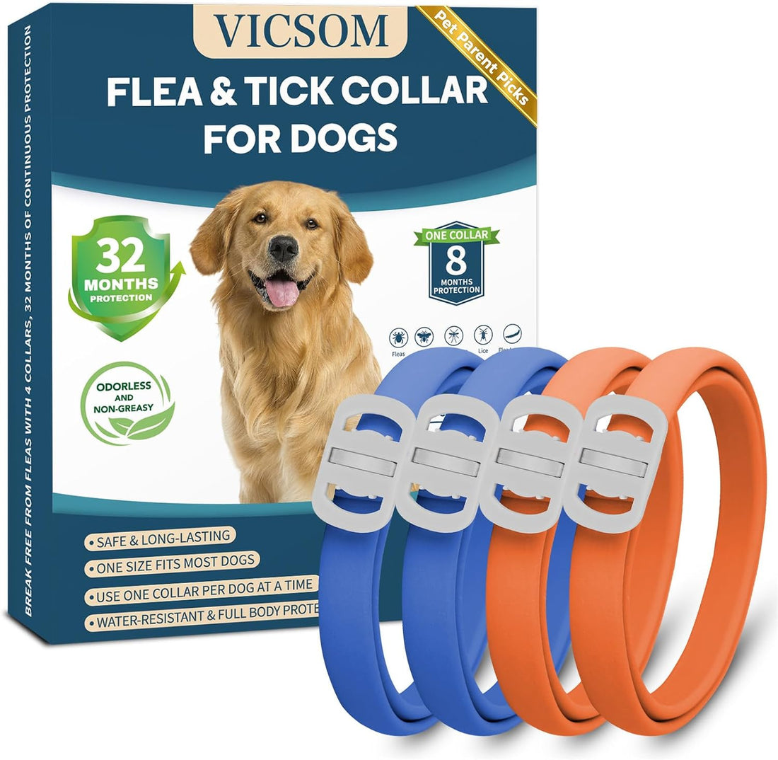 Dog Flea and Tick Collar 4 Pack