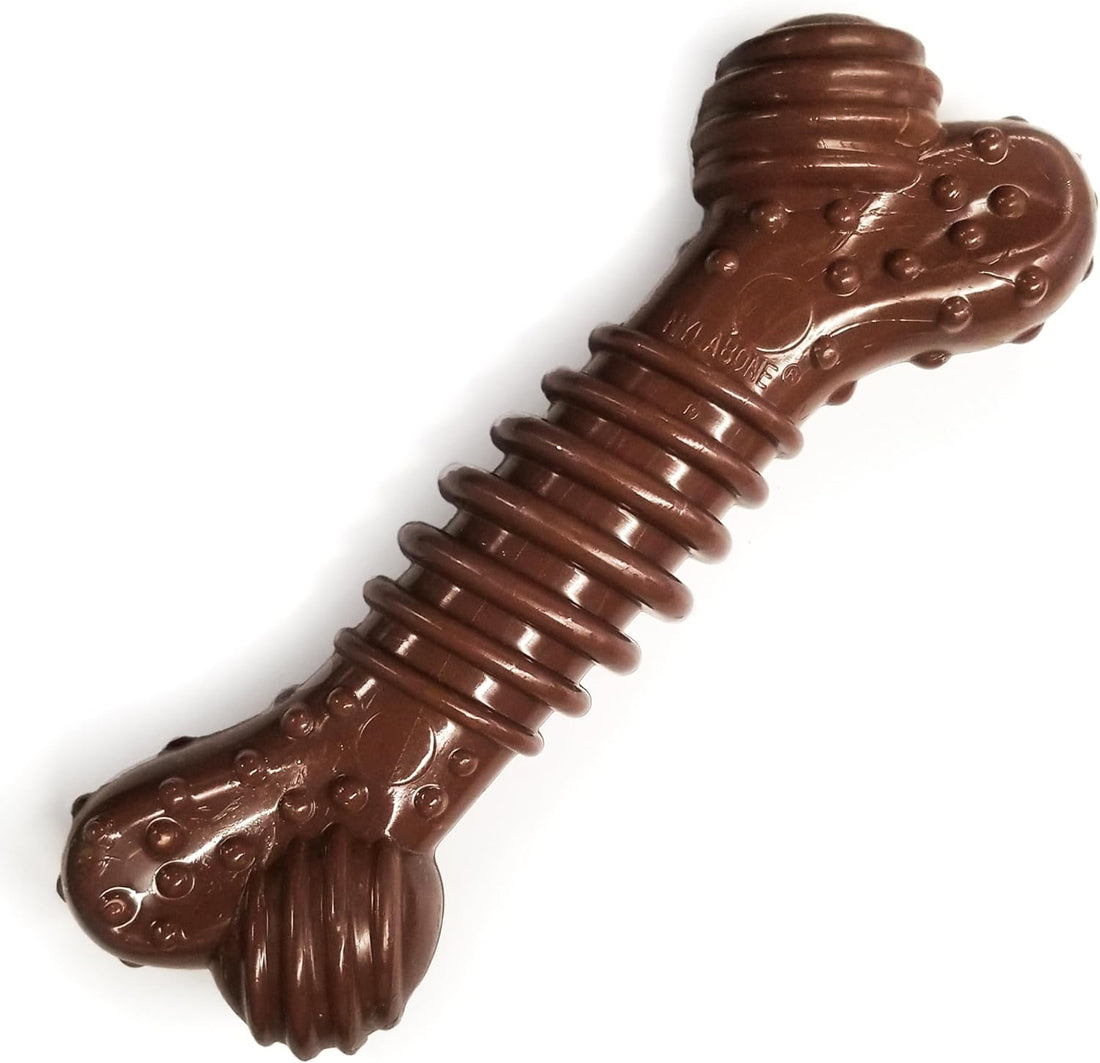 Nylabone Power Chew Groove Bone - Dog Toys for Aggressive Chewers