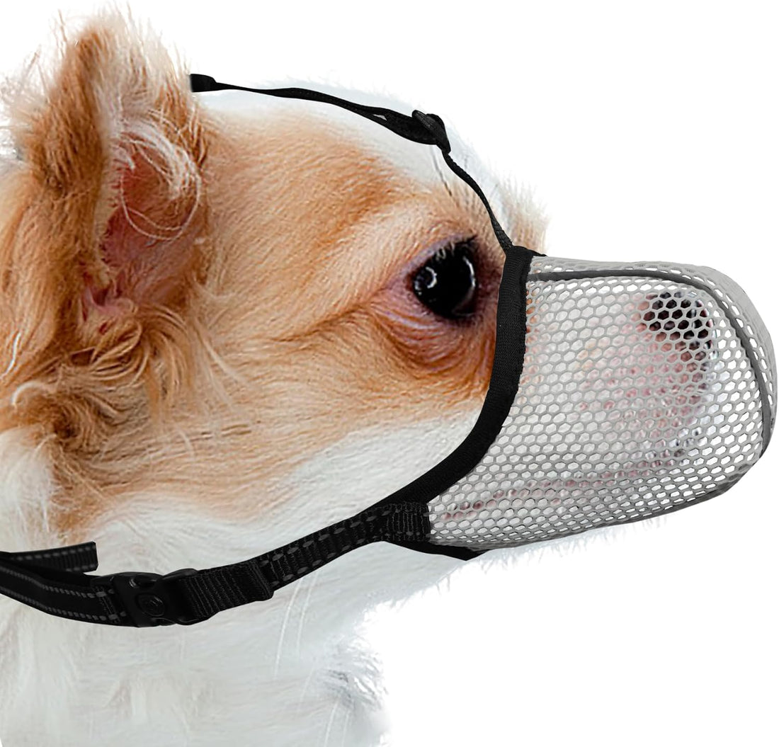 Dog Basket Muzzle to Anti Prevent Barking Biting Chewing Scavenging