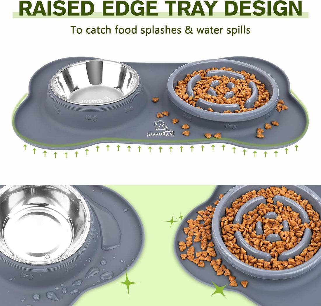 Pecute Slow Feeder Dog Bowls to Slow Down Eating