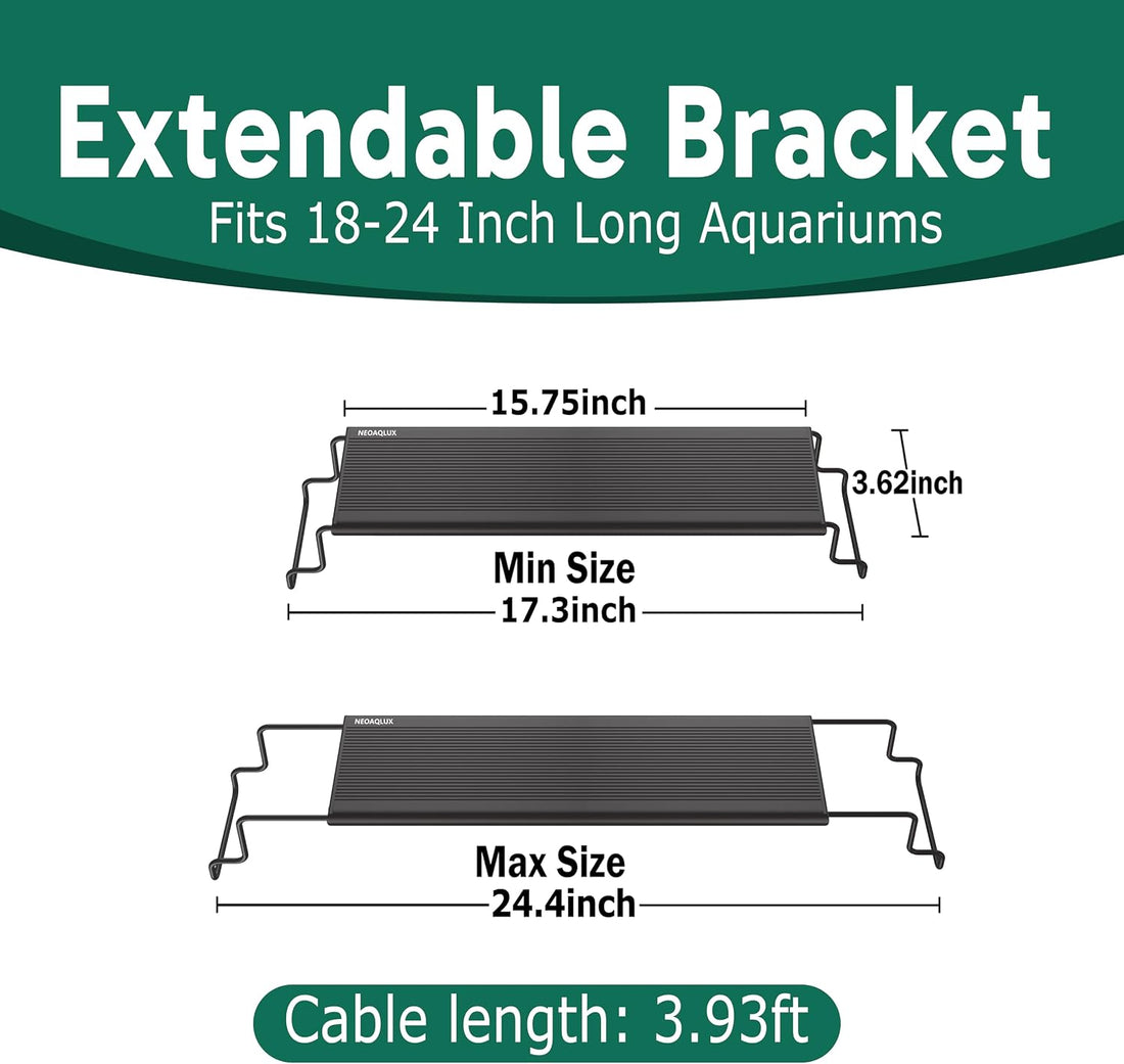 24/7 LED Aquarium Light for 18-24 Inch Plant & Fish Tank