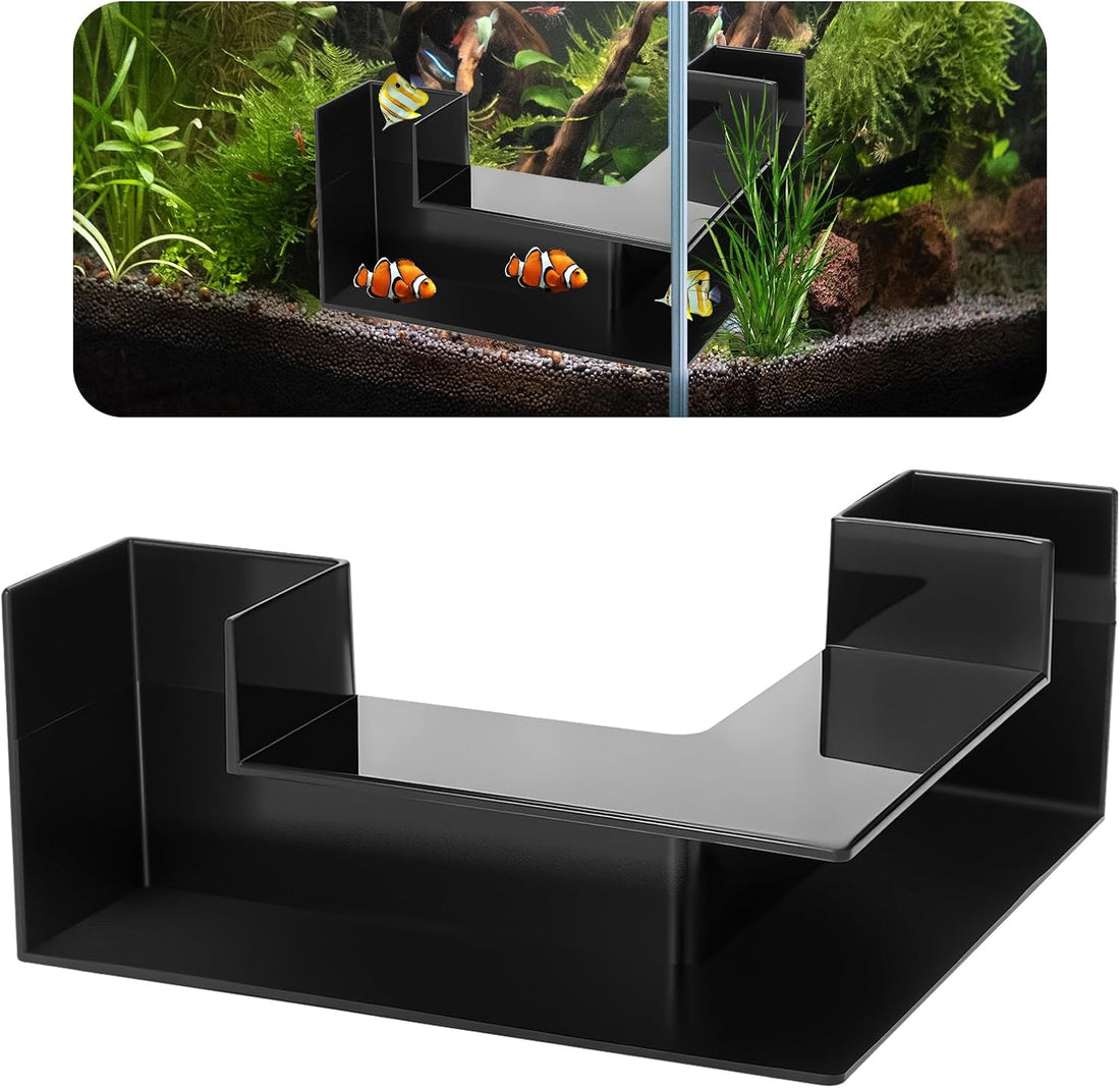 Aquarium Underground Tunnel 5", Dual-Entrance Fish Tank Cave
