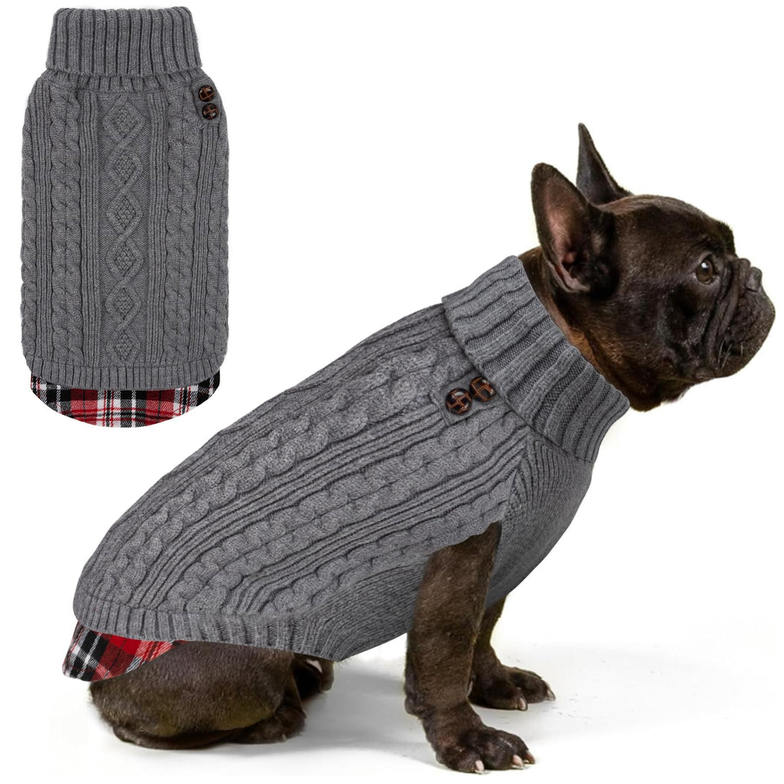 KYEESE Dog Sweater Soft Pullover Dog Sweaters for Small Dogs Male