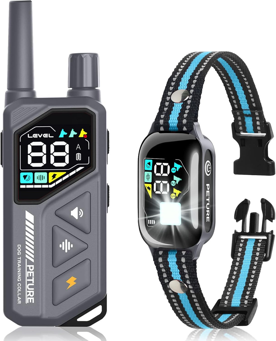 2 in 1 Shock Collar for Dogs 7-120lbs