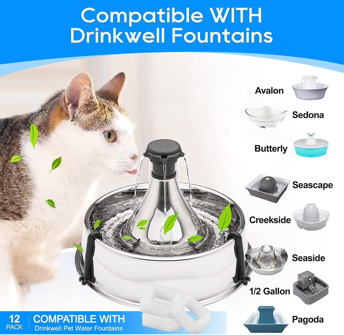 MyfatBOSS Cat Water Fountain Filter Replacement