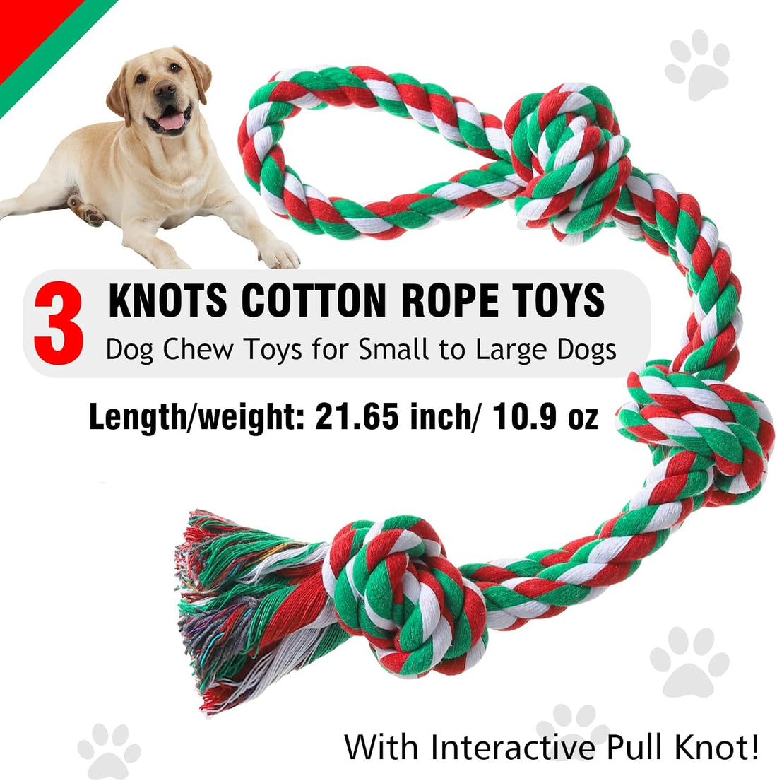 XIGOU Indestructible Dog Toys