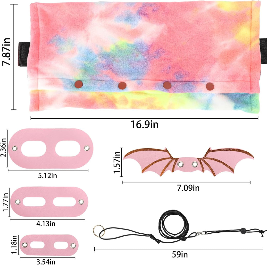 Bearded Dragon Leash and Harness Set, Bearded Dragon Carrier Sling