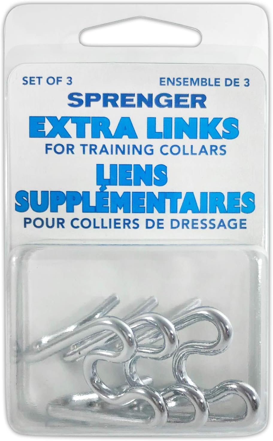 Herm Sprenger Chrome-Plated Extra Links for Dog Prong Training Collars