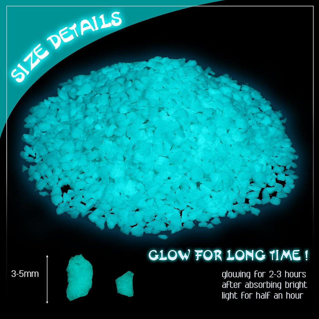 Wesiti Glow in the Dark Gravel