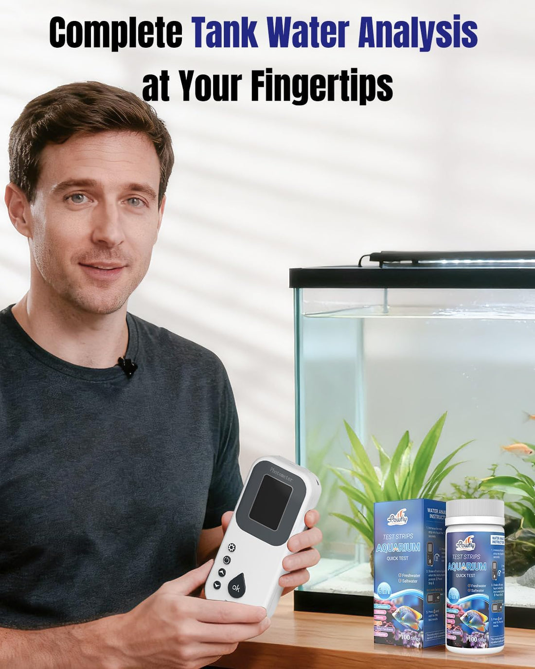 Pawfly 6 in 1 Digital Water Testing Kit