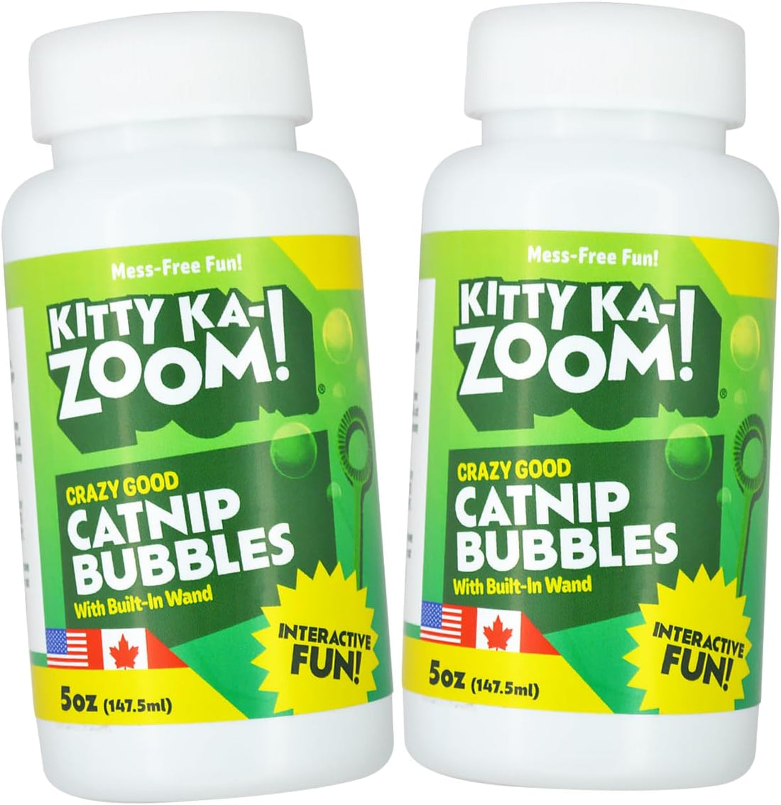 Catnip Bubbles for Cats, 5 oz | Built-in Wand