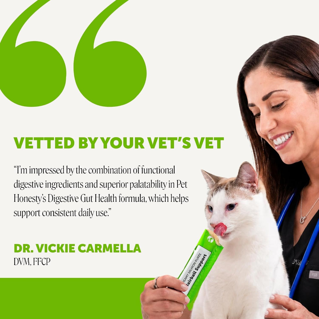 Pet Honesty Vet Backed Cat Probiotics Lickable Puree, Salmon, 20 Ct