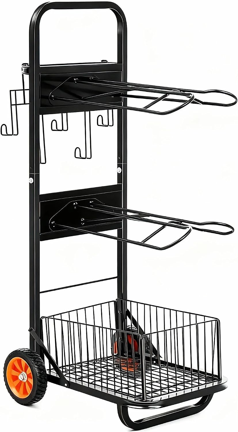 Rolling Horse Saddle Rack Cart Foldable Saddle Pad Rack Stand 3 Tier