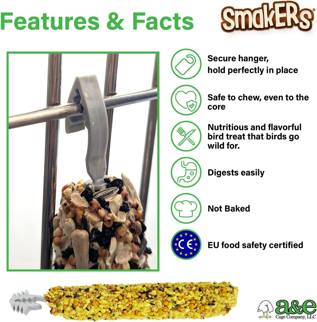 Vitapol Smakers Strawberry Treat Sticks for Parakeets & Budgies