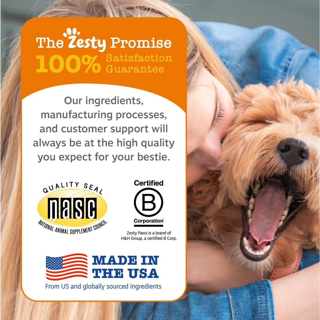 Zesty Paws Multi Collagen Soft Chews for Dogs - for Hip