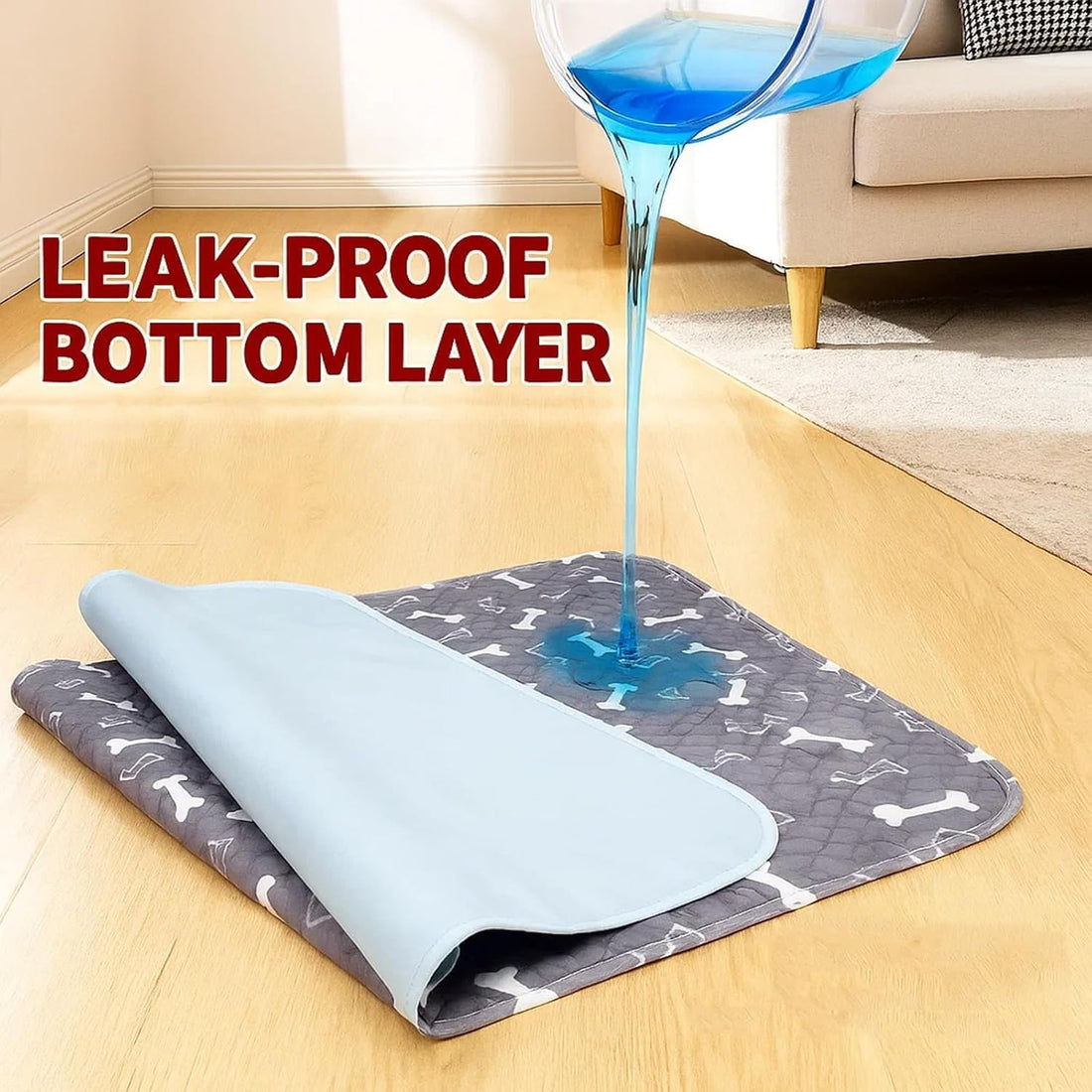 Washable Puppy Pee Pads with Pheromones, Reusable Pee Pads for Dogs