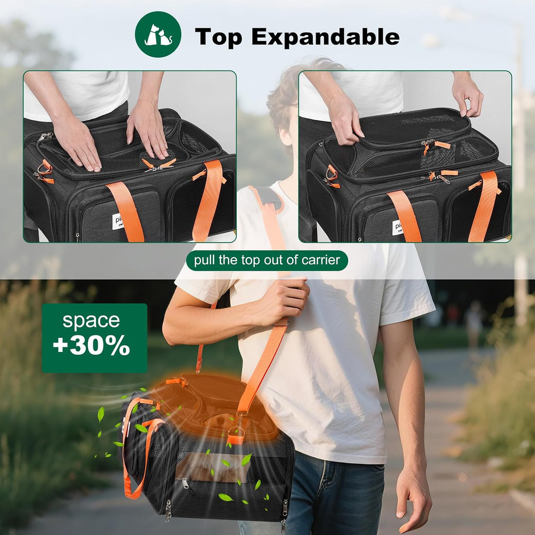 pidipiti 17x13x8 Frontier Allegiant Breeze Airlines Approved top
