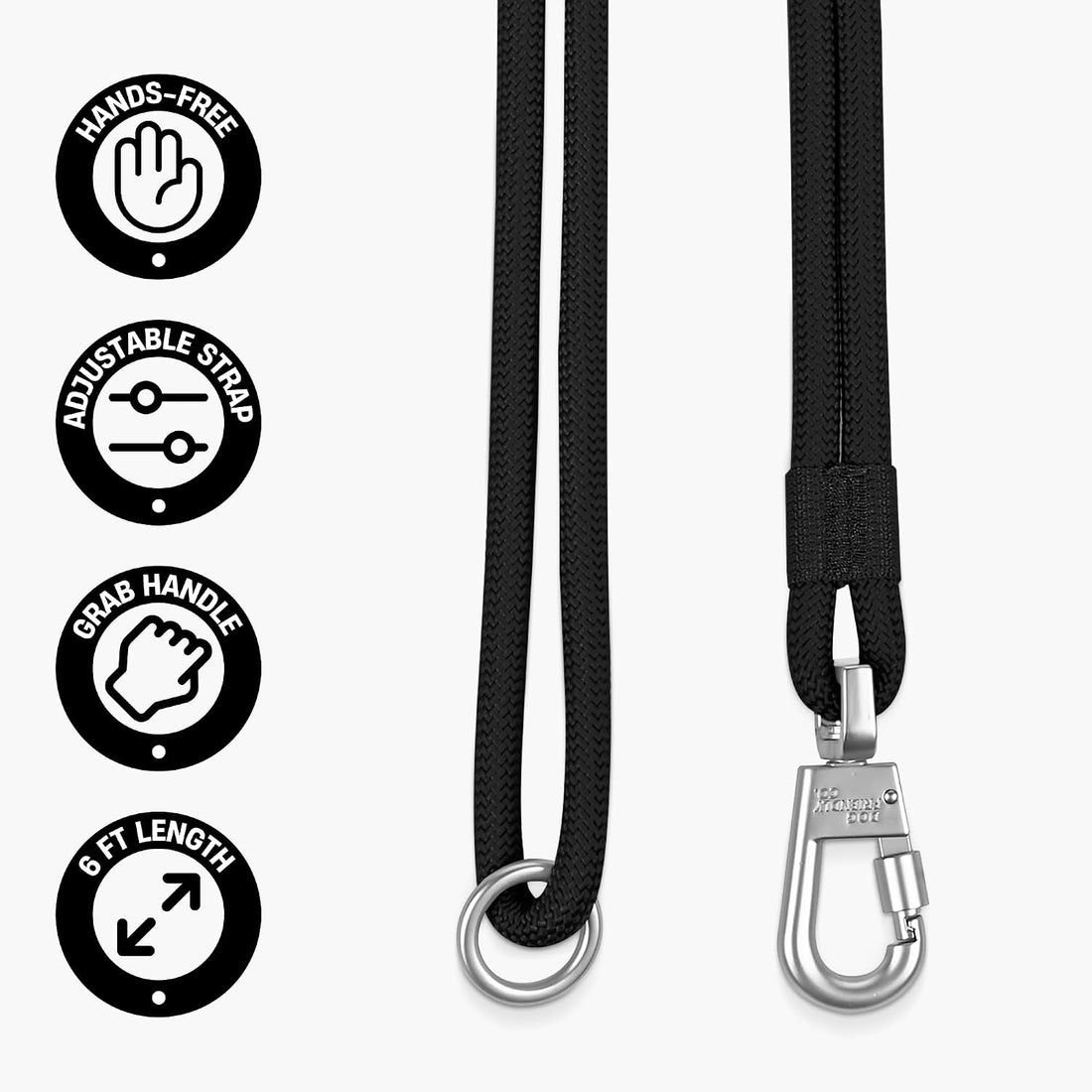 Dog Friendly Co. Hands Free Dog Leash, Multiway Use, 1.8m