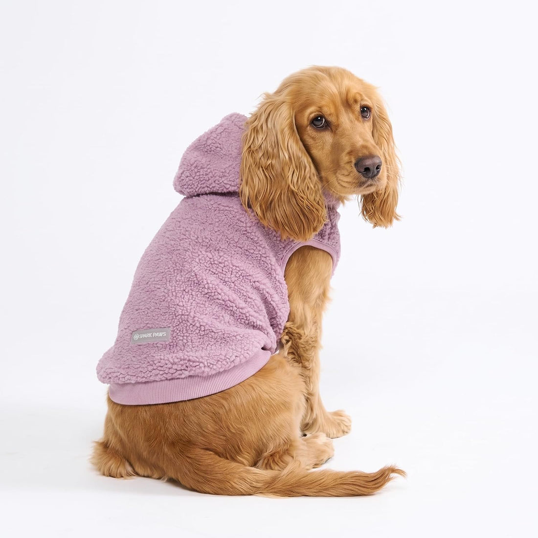 Spark Paws Fleece Dog Hoodie - Dog Sweater Sweatshirt for Large Dogs