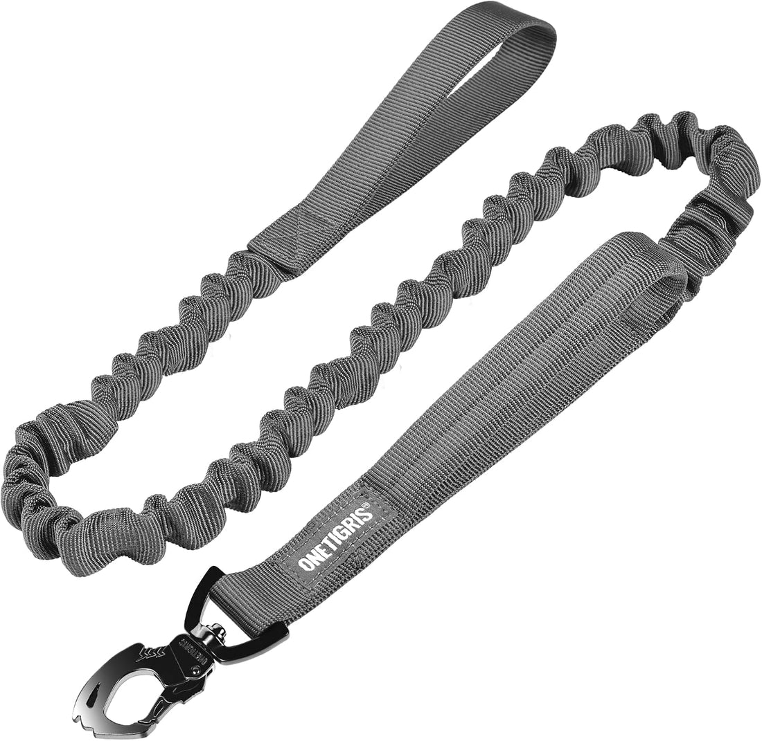 OneTigris Tactical Bungee Leash with 2 Handles Quick Release
