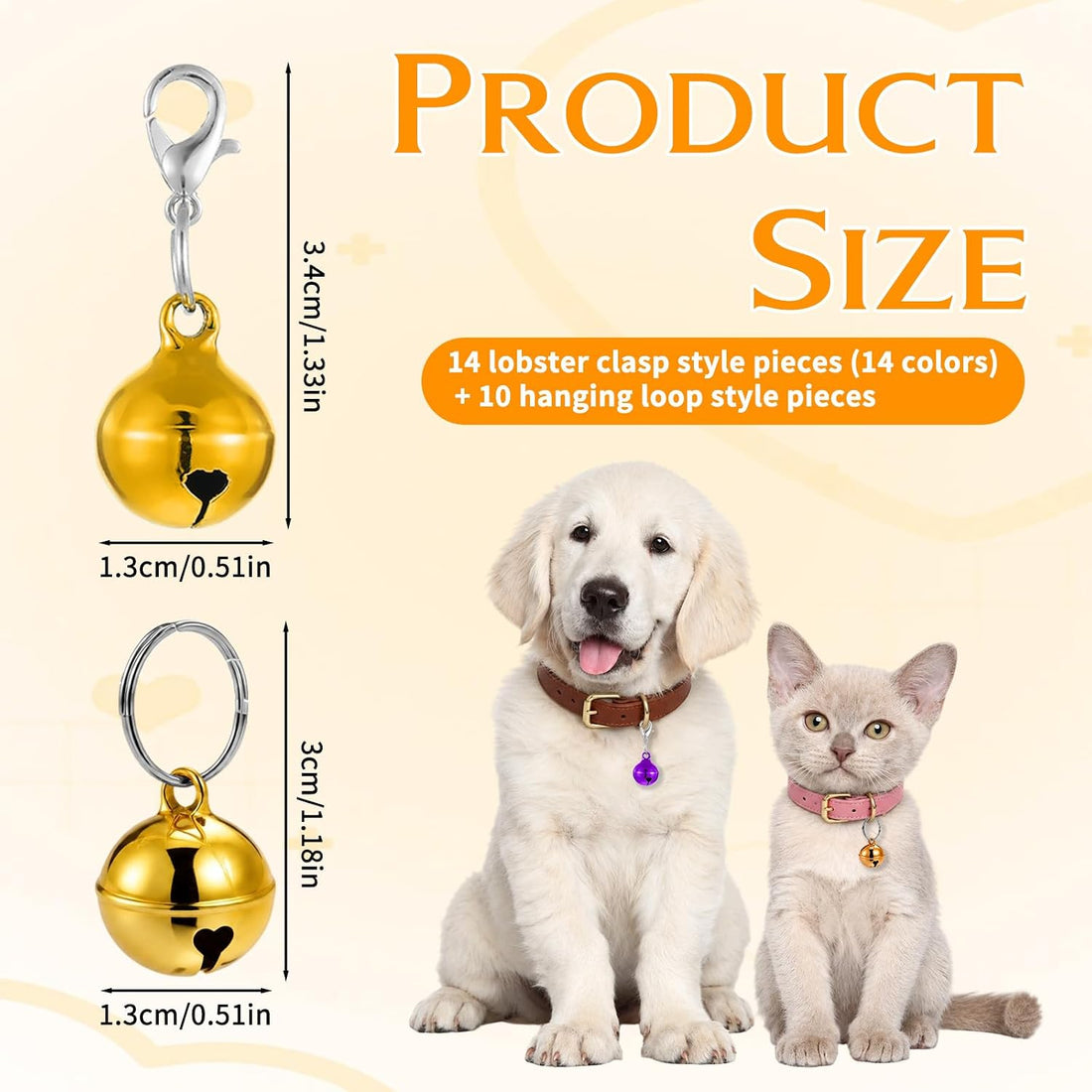 Giantree 24Pcs Bell for Collar